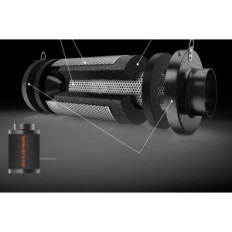 Zirnekļa lauksaimnieks 4 collu oglekļa filtrs hidroponikas ventilācijai ar filtru