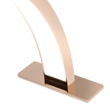 Lampe de manucure GLOW ARCHE II cuivre doré — gros plan base