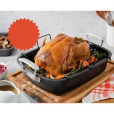 UŻYWANE Patelnia do pieczenia Chef Pomodoro Deluxe 47x37cm stal węglowa