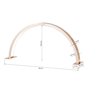 Lampe de manucure GLOW ARCHE II cuivre doré