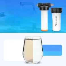 Brugte SanQuell Premium 8L vask filter 8L / min fjerner bly plastikkerier