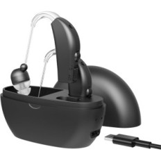 Used MEDCA BTE Hearing Aid Auditory Light Battery For Sport and Casual