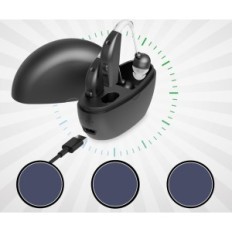 Used MEDCA BTE Hearing Aid Auditory Light Battery For Sport and Casual