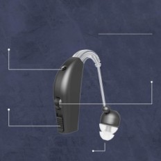 Used MEDCA BTE Hearing Aid Auditory Light Battery For Sport and Casual