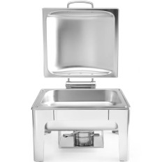 Réchaud à aliments en acier satinée pour bougie GN 2/3