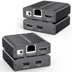 KVM KC-KVME150 HDMI USB HDMI Referens PO CAT 6/7 150m 1080p @ 60Hz POC utan förseningar