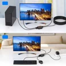 KVM KC-KVME150 HDMI USB HDMI Riferimento PO Cat 6/7 150m 1080p @ 60Hz POC senza ritardi