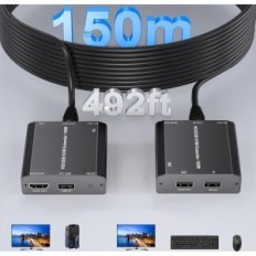 KVM KC-KVME150 HDMI USB HDMI REFERENCE PO CAT 6/7 150M 1080P @ 60HZ POC without delays