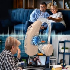 Delmicure VHP-1303 høreapparat. Laster støyreduksjon