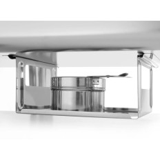 Lavanato para pasta vela de acero satinado GN 2/3