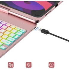 Etui z klawiaturą do iPad 10. gen 10.9" 2022/2023 MMK QWERTZ złoty