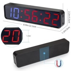 Timer de treinamento LED com Pellor Bo-Saft20-YK Tabata Emom MMA Gym 1.5 "