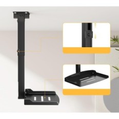 Putoren-Deckenprojektor-Griff, der auf 10 kg schwarz einstellbar ist