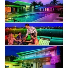 Kültéri LED szalag 30m LETIANPAI RGB IP68 kerti erkély alkalmazás