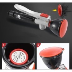 Rubberstation met staal 304 CGOLDENWALL met een 1,5 m slang (geen originele verpakking)