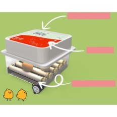 Incubateur d'occasion 12 œufs OKKÖBI OBI-12 Commande automatique et humidité automatique