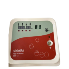Gebruikte incubator 12 eieren Okköbi Obi-12 Automatische rotatie- en vochtregeling
