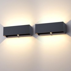 Brukt 30W vegglampe med klamp A310 / 3-3000K bevegelsessensor 2 IP65 antrasitt