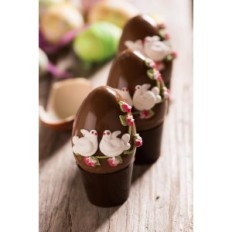 Used form for chocolate eggs from the polycarbonate ERRE4M
