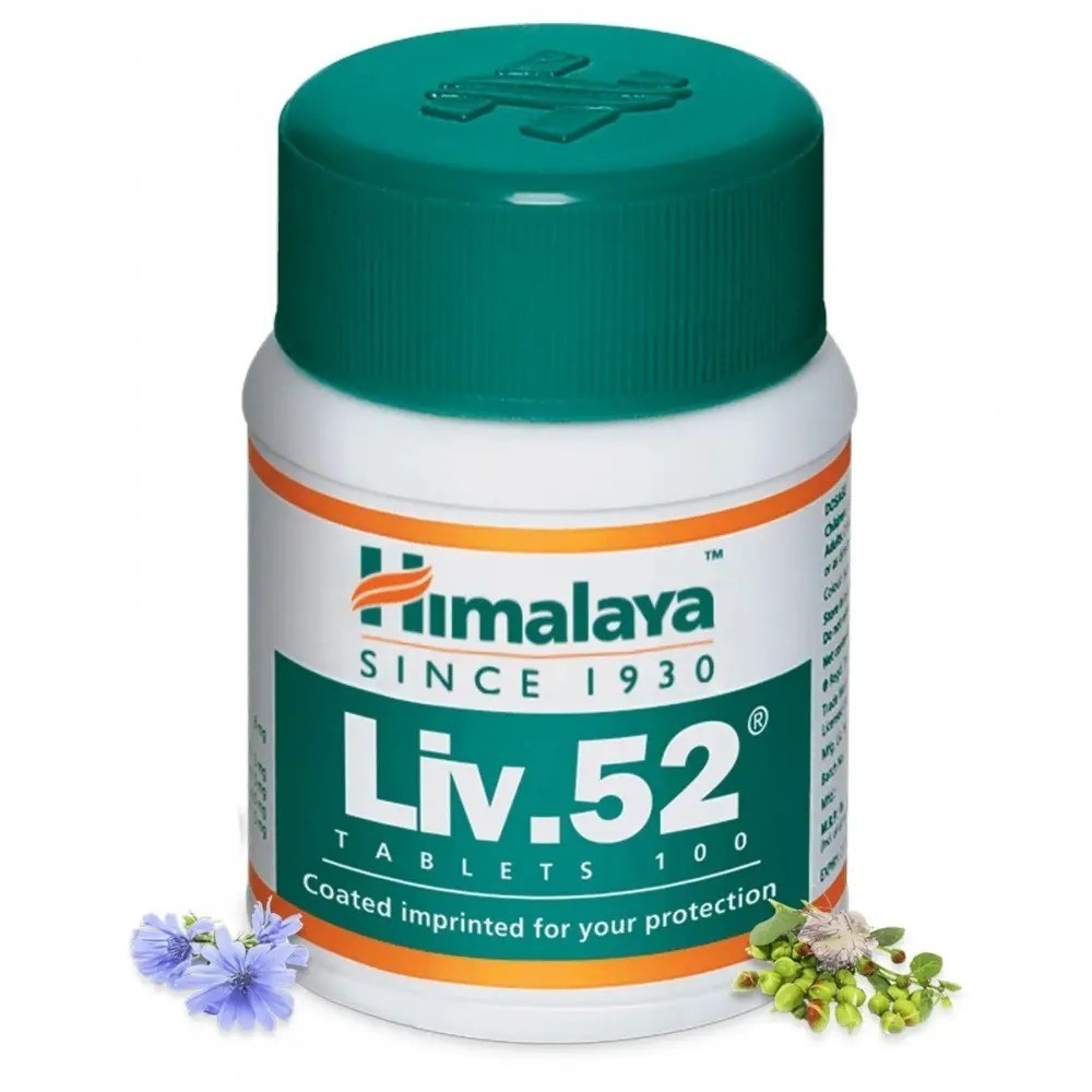 Liv 52 Himalaya 100 Complément de comprimé pour le soutien du foie et de la digestion