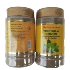 Triphala Churn Baidyanath 500 g polvo ayurvédico para la digestión y deje de
