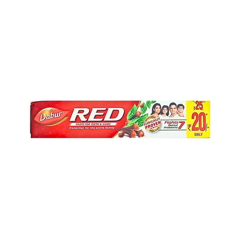 Pasta de dientes de hierbas Dabur Red 36G con extractos ayurvédicos