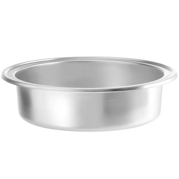 Chauffe-pâte à bougie pour soupe en acier poli 10L