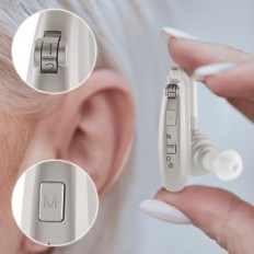 Gebruikte BritzGo-hoortoestel voor zilveren senioren 2 modi 6 USB-niveaus