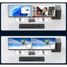 Használt / INCOMPLETED KVM TJCXELE DisplayPort 4K144Hz 2 PC