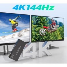 Brukt / ufullstendig bryter KVM TJCXELE DisplayPort 4K144Hz 2 PC