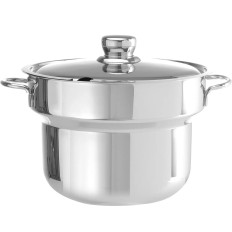 Pasta värmare ljus för soppa. Polerat stål 10L
