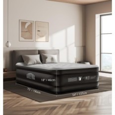 Materac dmuchany Airefina A-HOM23, z pompką 137x190x46cm PO NAPRAWIE