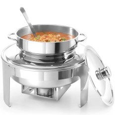 Paste heater Candles for soup. Polished steel 10L