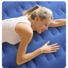 Idoo inflatable mattress with inflatable pump 190x100x46cm after repair