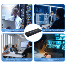 4K HDMI-kytkin KVM 8 TCNEWCL-portit, HDMI KVM-kytkin 8 in 1