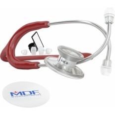 Médico estetoscopio luz MDF acústica MDF747XP17 doble cabeza, burdeos