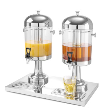 Dispenser Dispenser dzērienu sulas dubultojas 2 x 8l