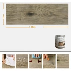 Panneaux de vinyle 90 × 15cm Veelike Effect Wood 36 PCS.