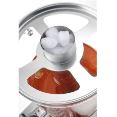 Dispenser-dispenser voor drankensappen dubbelgekoeld 2 x 8l