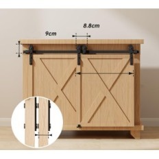 M00DJF BONIKLUBA Lükanduksed 152.5cm kahekohalistel rindel