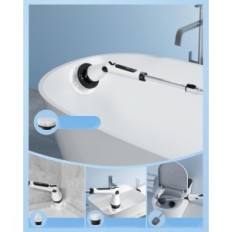 Pincel de limpieza eléctrica con Leebein LZ-8052 8 Control remoto final