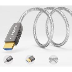 HDMI 2.1 kábel 8K 25ft 7.6m száloptikás RUIPRO 48Gbps eARC HDR Dolby