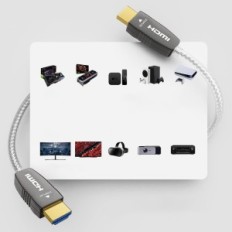 HDMI 2.1 8k 25ft-Kabel 7.6m Faseroptisches Ruipro 48GBPS EARC HDR Dolby