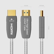 HDMI 2.1 8K 25FT kaabel 7.6m Fiber Optic Ruipro 48Gbps Earc HDR Dolby
