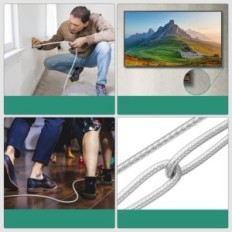 HDMI 2.1 kábel 8K 25ft 7.6m száloptikás RUIPRO 48Gbps eARC HDR Dolby