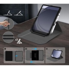 GALAXY TAB A9 8.7 "2023 bocca bocca a 360 ° + stilo, tasca
