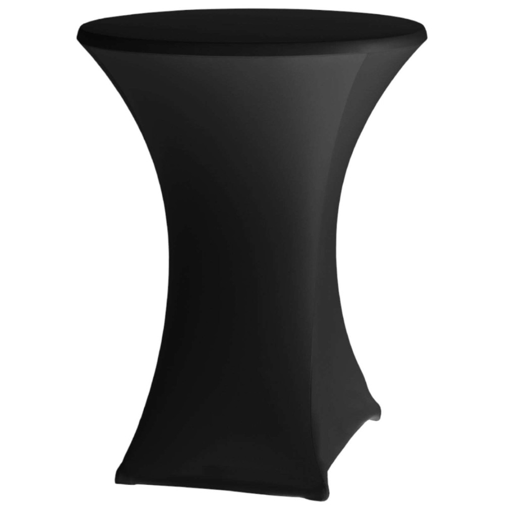 Catering Tablecloth Round Symposium Wed. 70cm - black