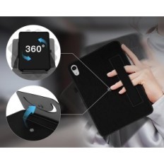 IPad AIR 6/5/4 10.9-11 "360 ° Rotating with pocket and handle for stylus