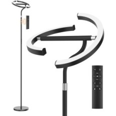 Lâmpada de pé LED MF19195 20W 3000-6000K Toque piloto 4 cores