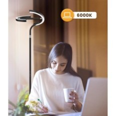 Lâmpada de pé LED MF19195 20W 3000-6000K Toque piloto 4 cores